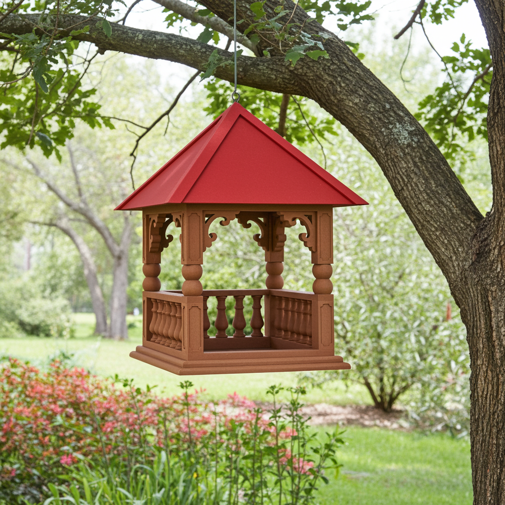 Vogel Futterhaus im Barock-Stiel